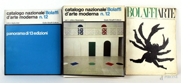 Catalogo Nazionale Bolaffi d'arte moderna n. 12, Vol. I critico-finanziario con due appendici allegate, Giulio Bolaffi Editore, Torino 1977.