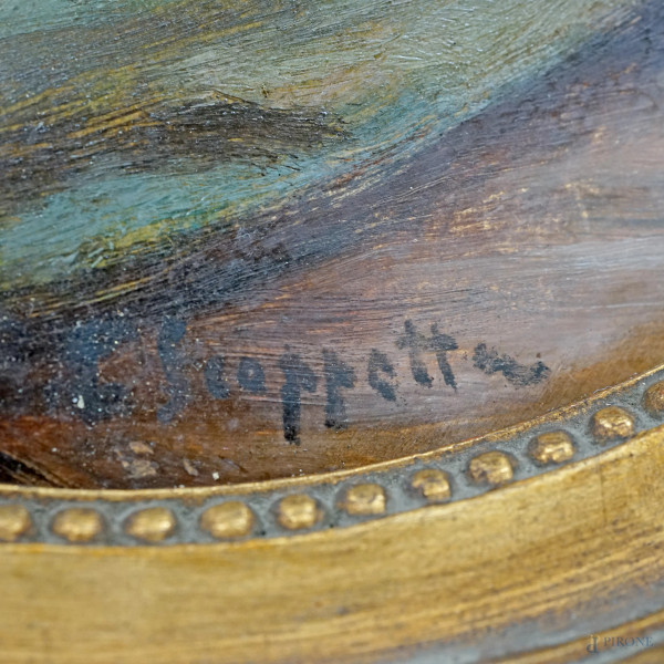 Copia da Thomas Gainsborough (Sudbury, 1727 - Londra, 1788), Ritratto di Sarah Siddons, olio su c...