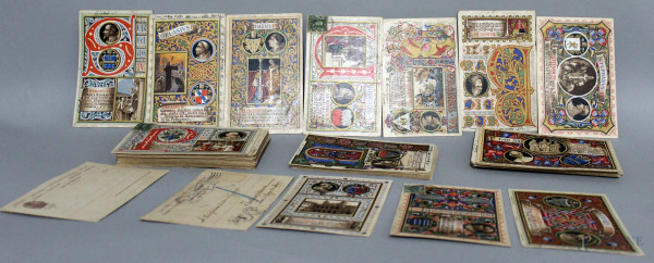Serie di cartoline di papi (100) viaggiate dal 1925 al 1935
