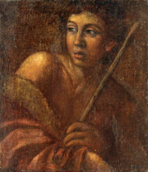 San Giovannino, olio su tela, cm. 50x43,5, XVII secolo.