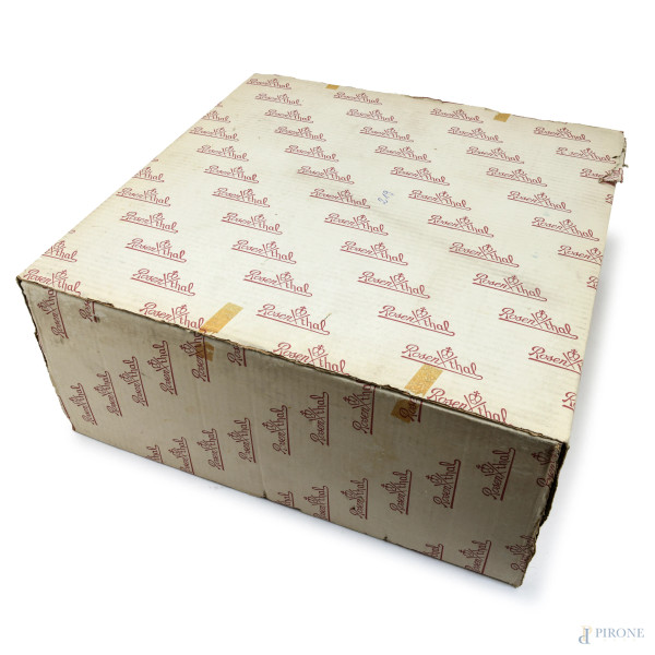 Jiri Kolar x Rosenthal, Ars Poetica, 1986, es 219/1000, cm 38x38x11