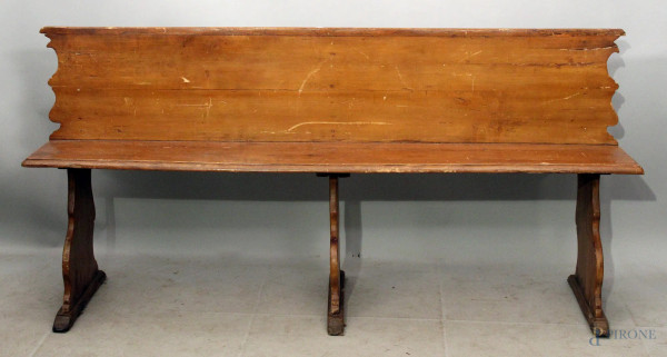 Panca dell'800 in noce