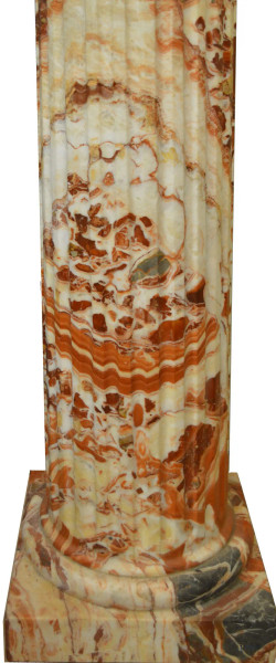 Colonna in marmo rosso di Verona, h. 100 cm.