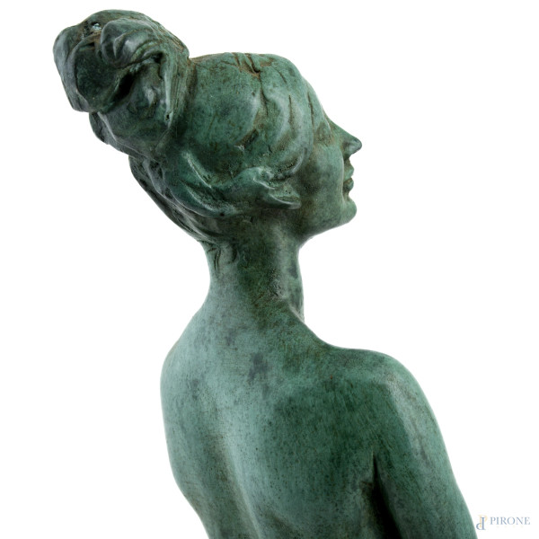 Francesco Messina (1900-1995), Ballerina, scultura in bronzo, es. 109/230, altezza cm 57, firmato...