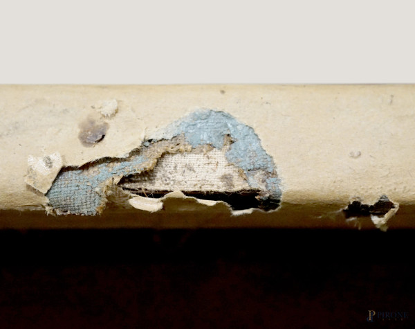 Scuola fiamminga del XVII-XVIII secolo, Riposo durante la fuga in Egitto, olio su tela, cm 110x16...