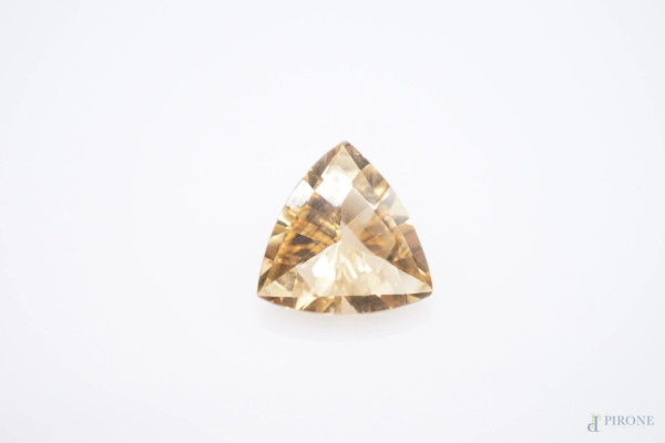 Quarzo citrino da 56,5 CT, cm 3x3