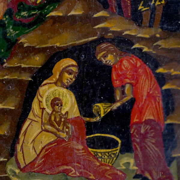 Episodi della vita di Cristo, XX secolo, tempera su tavola, cm 30,5x27