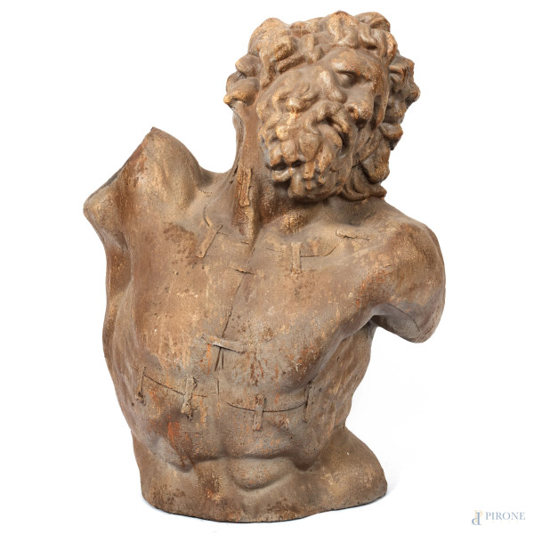 Laocoonte, XX secolo, scultura in resina, altezza cm 83, (segni di usura)