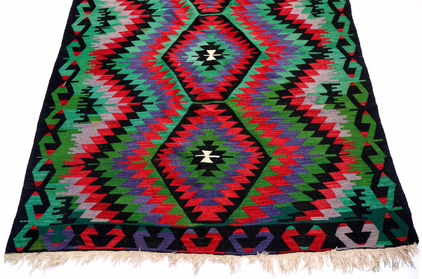 Tappeto Kilim, cm 164x2899, (difetti)