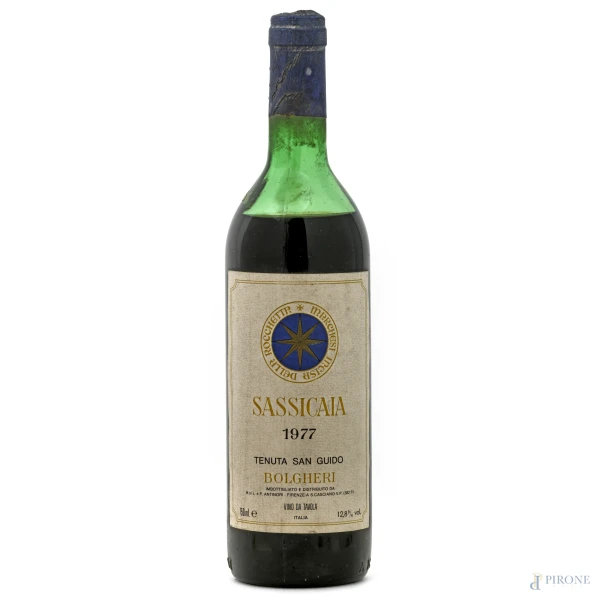 Vino da Tavola, Sassicaia, Tenuta San Guido, 1977