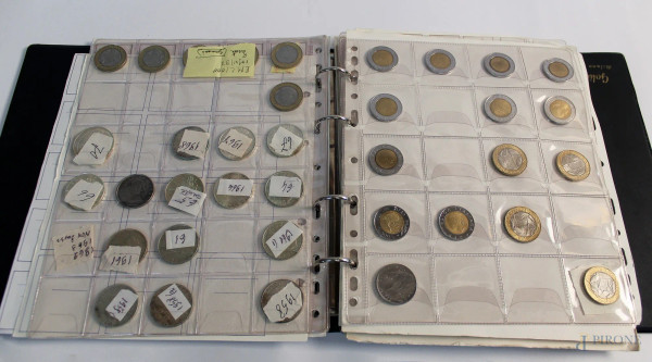 Lotto composto da varie monete, alcune in argento.