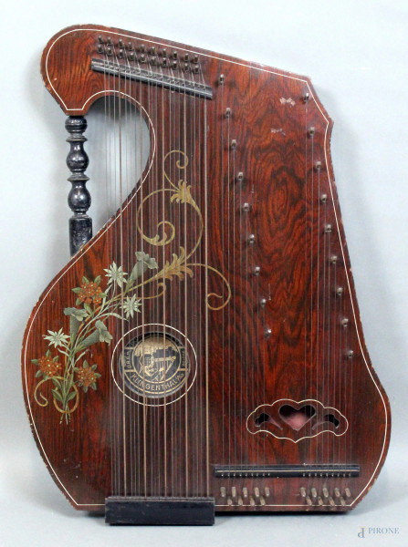 Cedra, Schutz D.R.G. M. Neubers-Violin Zither, altezza cm. 56