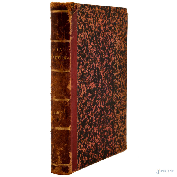 La Lettura. Rivista Mensile del Corriere della Sera, Anno VII - 1907, (difetti e ingiallimento della carta)