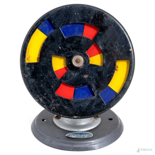 Ruota a colori Wilesco, altezza cm 12, (segni di usura)