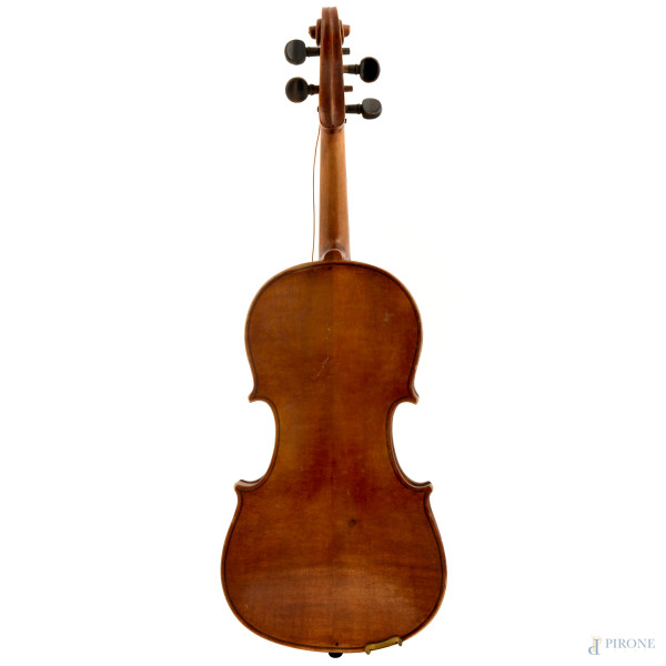 Violino con custodia, XIX-XX secolo, (difetti, mancanze)