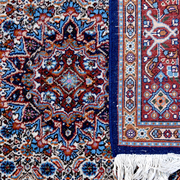 Tappeto, cm 158x101, (usura del tempo)