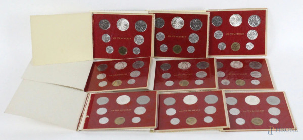 Nove serie di monete Paolo VI, 1975