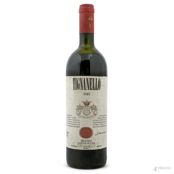 Tignanello, Marchesi Antinori, 1981