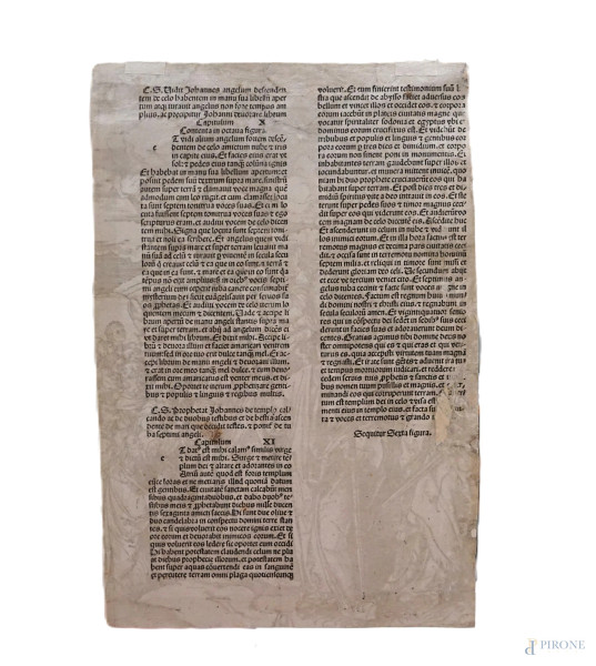 Albrecht Dürer (Norimberga 1471 - 1528), I quattro angeli trattengono i venti, dall'edizione del ...