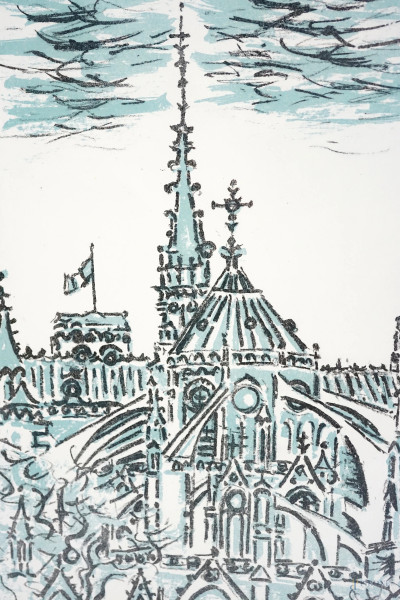 Lotto di due multipli su carta, firmati Righi e Tamburri, misure max cm 69,5x49, entro cornici