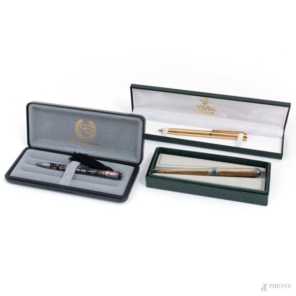 Lotto di tre penne di diverse marche, XX secolo, (segni di usura, da revisionare)