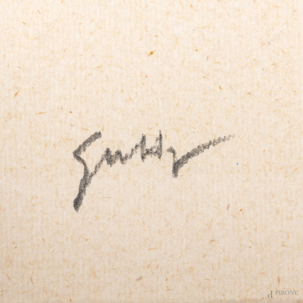 Lotto di 10 prove d'autore di Guttuso, cm 27x22, entro cornici