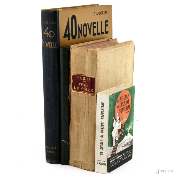 Lotto di quattro libri di argomento vario