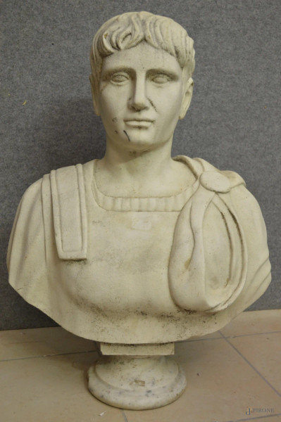 Ottaviano, busto in marmo, h. 77 cm.