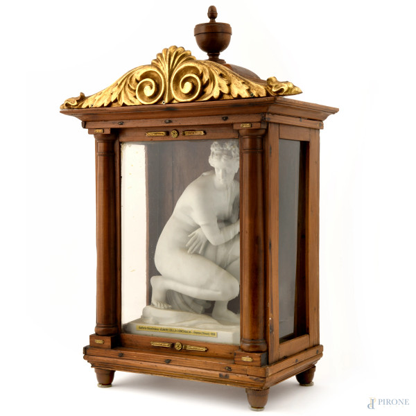 Venere della conchiglia, Richard Ginori, scultura in biscuit, inizi del XX secolo secolo, cm 30x1...