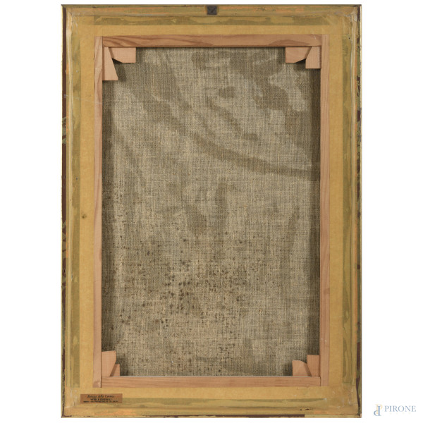 Coppia di nature morte, XVIII-XIX secolo, olio su tela, cm 69x47, entro cornice, (abrasioni)