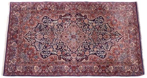 Tappeto persiano, XX secolo, cm 156x91, (difetti)
