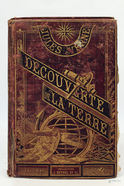 Decouverte de plater, libro di Giulio Verne con illustrazioni.