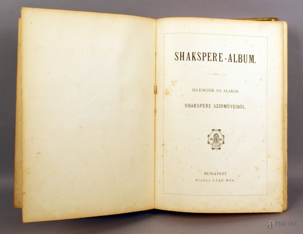 Shakespeare album, Budapest 1857.