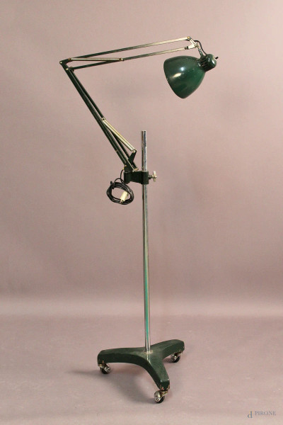 Lampada tecnica da terra, anni &#39;50.