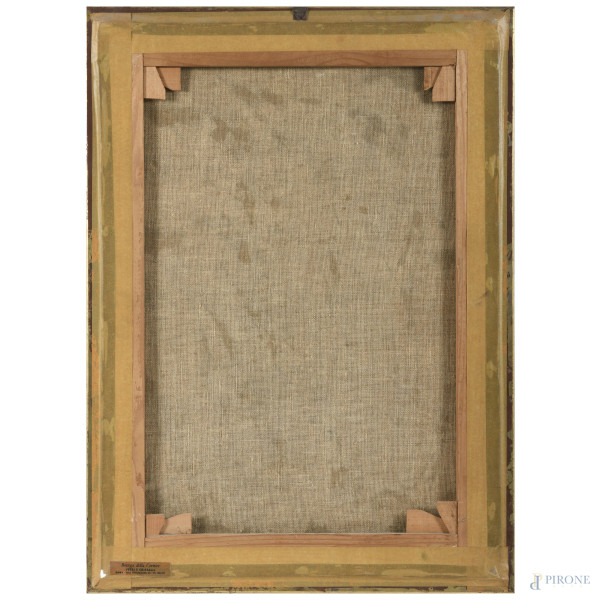 Coppia di nature morte, XVIII-XIX secolo, olio su tela, cm 69x47, entro cornice, (abrasioni)