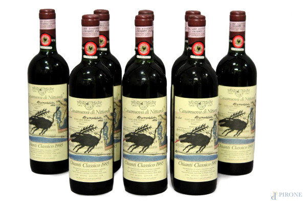 Chianti Classico 1995, Casanuova di Nittardi, bt 8 da lt 0,75