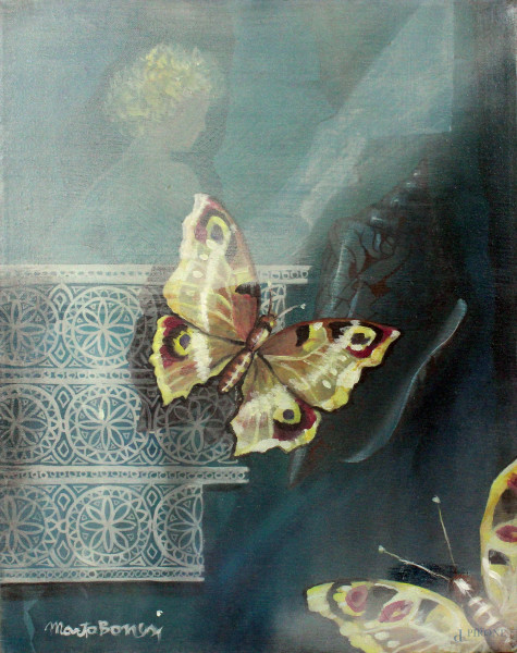Marta Bonesi - Armonia, olio su tela, cm. 50x40
