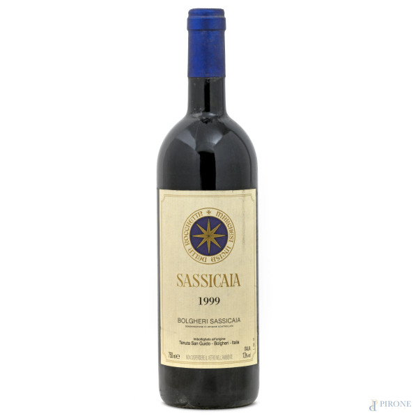 Bolgheri Sassicaia, Sassicaia, Tenuta San Guido, 1999