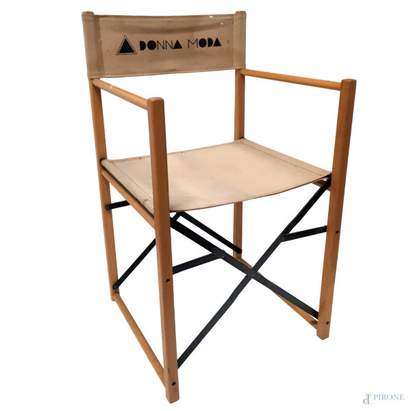 Poltrona da regista vintage design anni 70