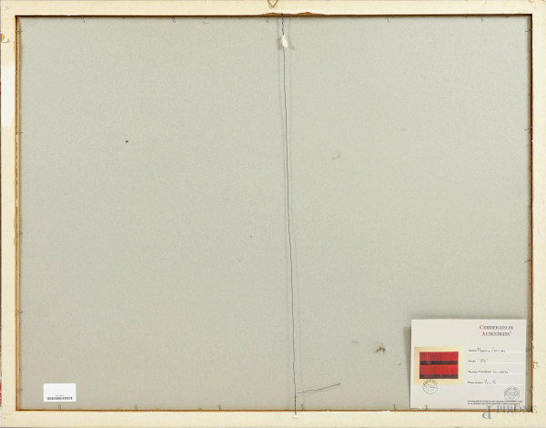 Maurilio Catalano (1942-2022), Ami, tempera su carta, firmato in basso a destra, cm 70x90, entro ...