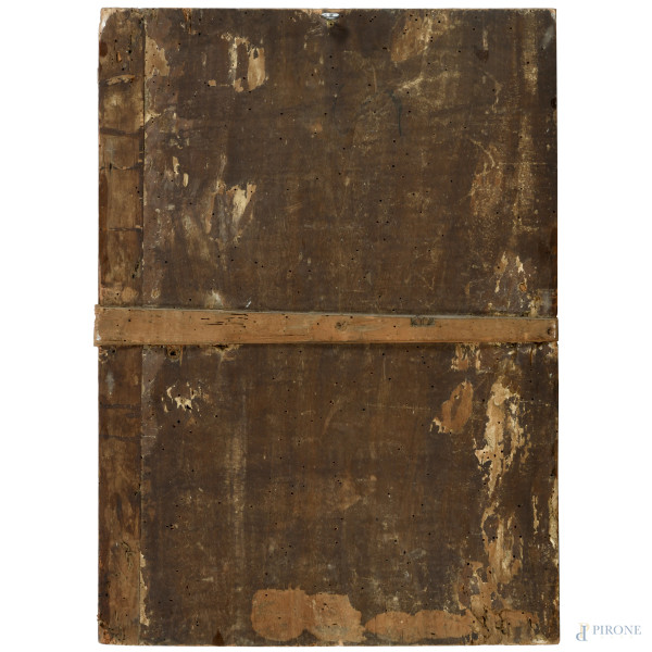 Cristofano Allori (alla maniera di), Ritratto d'uomo, tempera su tavola, XIX secolo, cm 59x43