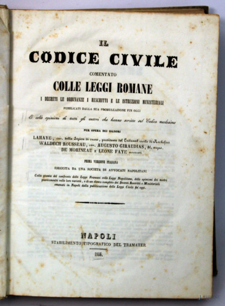 Codice civile 1846.