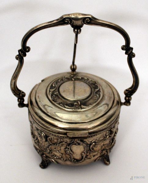 Formaggiera in argento