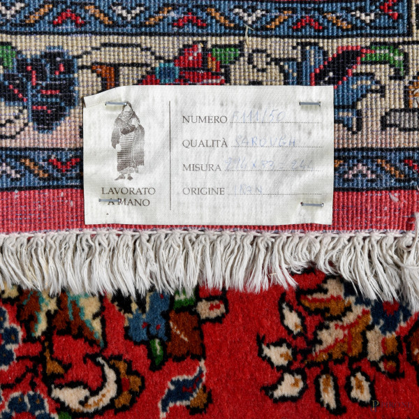 Tappeto, cm 84x299, (segni di usura)