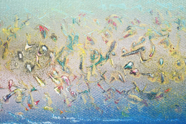 Senza titolo, olio su tela, cm 20x30, entro cornice