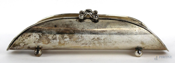 Portagrissini in argento, cm h8x29,5, gr. 400