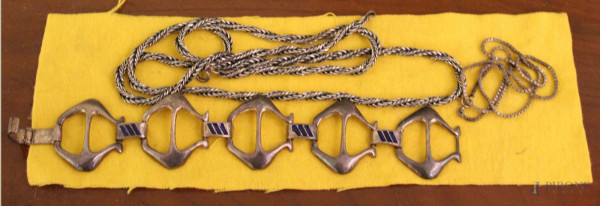 Lotto di catenine in argento