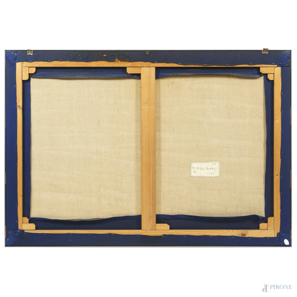Piero Dorazio (Roma, 1927 - Perugia, 2005), Senza titolo, multiplo in panno lenci, 52/75, 1974, c...