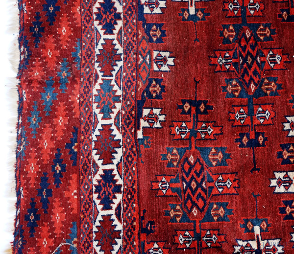 Tappeto Bukara, cm 302x99, (difetti, parti consunte)