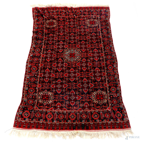 Tappeto, XX secolo, cm 293x181, (segni di usura)